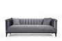 Atelier Del Sofa Trendy Sofá de 3 plazas convertible Gris oscuro